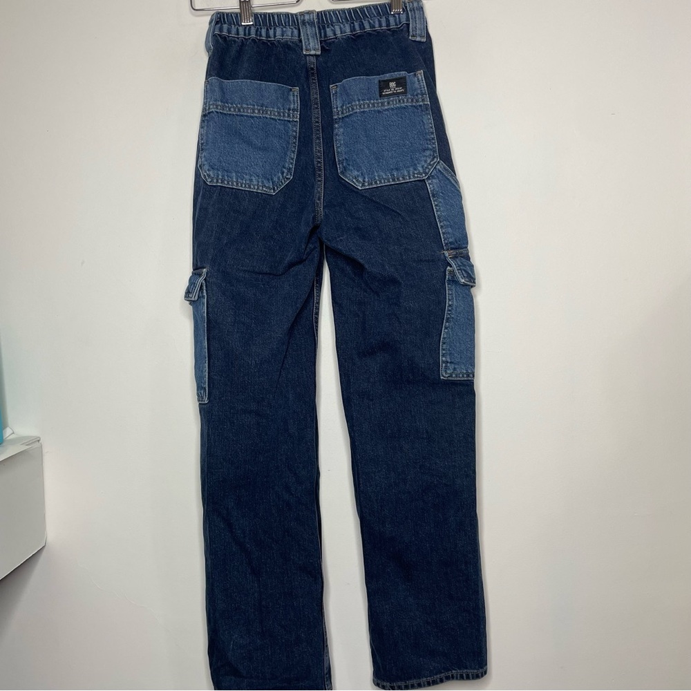 Urban Outfitters BDG High Waist Skate Jean 25W x 32L Cargo Wide Leg Baggy Denim - Picture 6 of 15